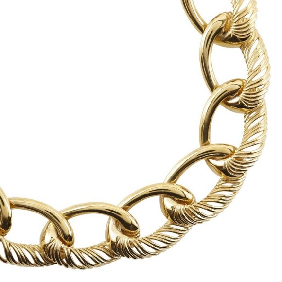 Givenchy Big Chain Necklace Plated Gold 102.7g Women - Picture 1 of 12